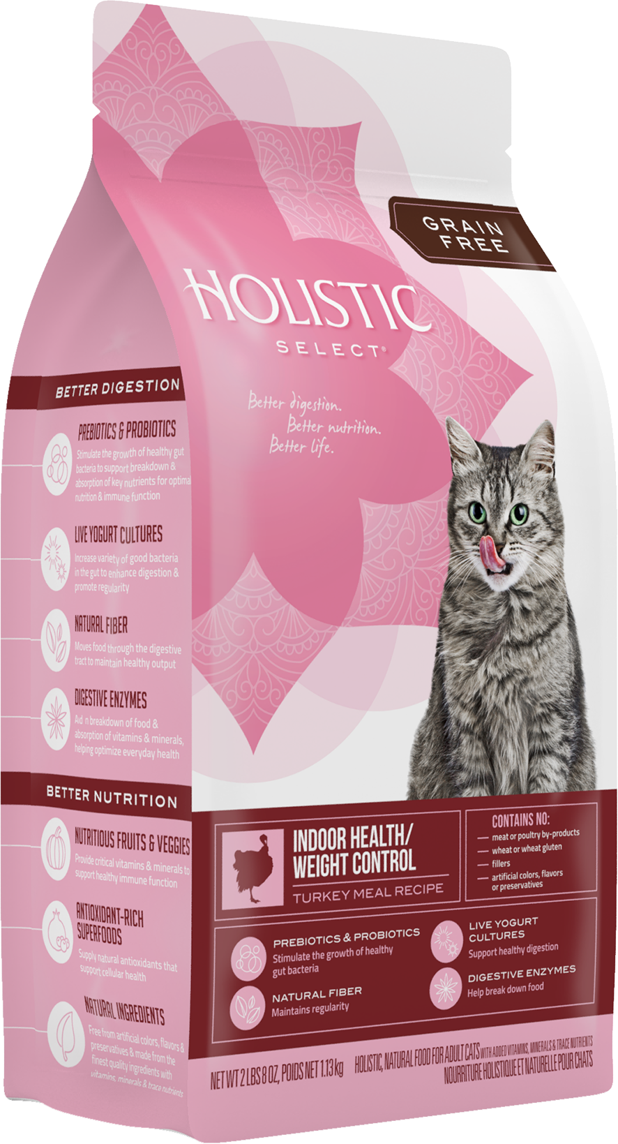 Grain Free Indoor Health/Weight Control product packaging image 1