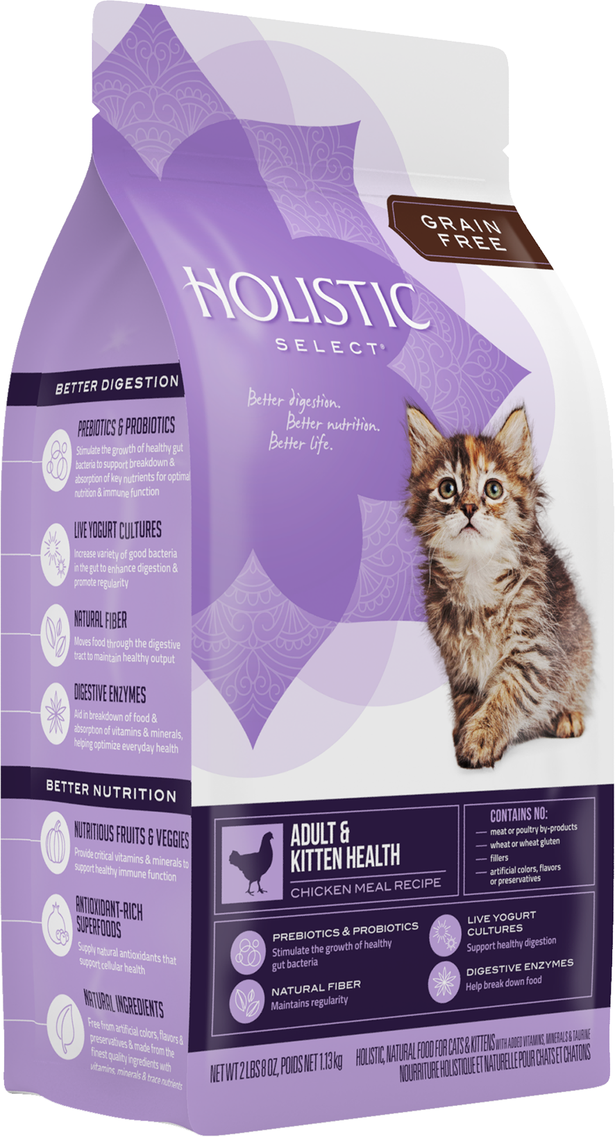 Grain Free Adult & Kitten Health - Chicken Meal Recipe product packaging image 1